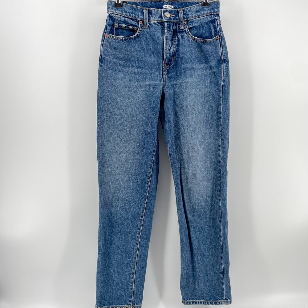 Old Navy Boyfriend Jeans Blue Denim 100% Cotton 0